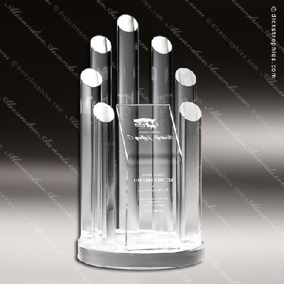 Round Shape Acrylic Trophy