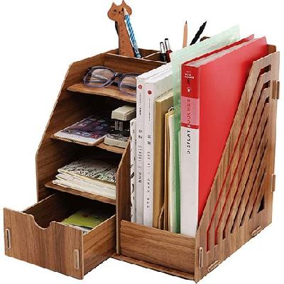 Exclusive Wooden Desktop Organiser