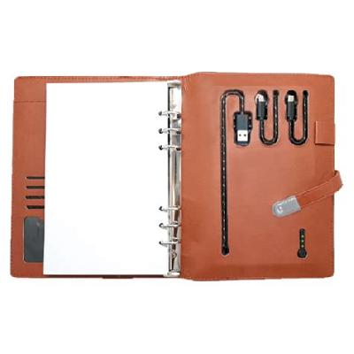 Wired Power Bank Diary For Corporate And Business Gifting.