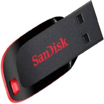 SanDisk Cruzer Blade SDCZ50-016G-135 16GB USB 2.0 Pen Drive