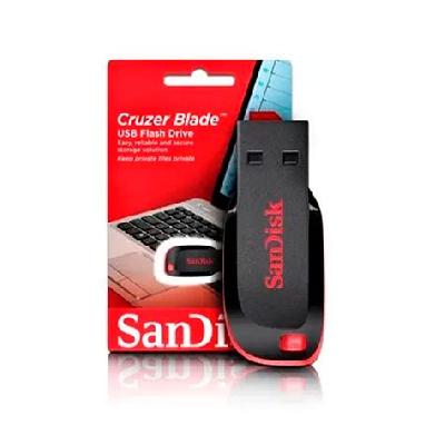 SDCZ50-064G-B35 64GB SanDisk Cruzer Blade USB 2.0 Flash Pen Drive