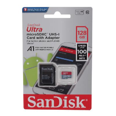 SDSQUAR-128G-GN6MA 128GB SanDisk Ultra Micro SDXC I Card