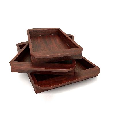 wooden serving tray