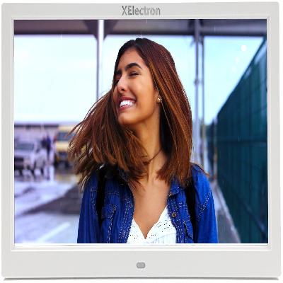 XElectron 8-inch Fully Functional LED BIS Certified Digital Photo Wooden Frame