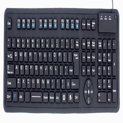 Keyboard Flexible Without Numeric Black