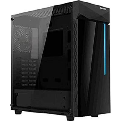 Gigabyte C200g Case With Tempered Side Glass Panel And Front Rgb Light