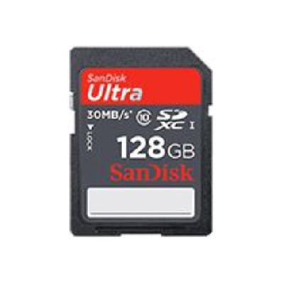 SANDISK 128 GB CLASS 10 FLASH CARD