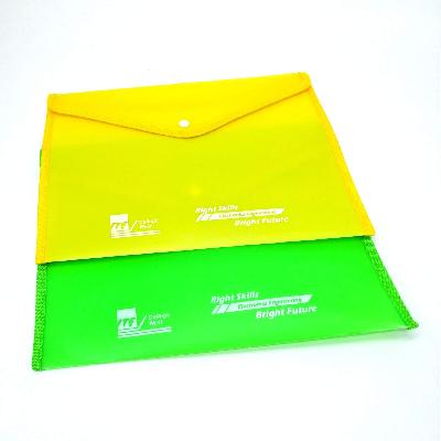 Button File Folders Plastic