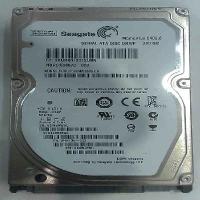 320 GB Seagate Hard Disk