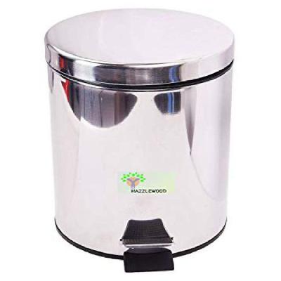 Plastic Stainless Steel Plain Pedal Dustbin