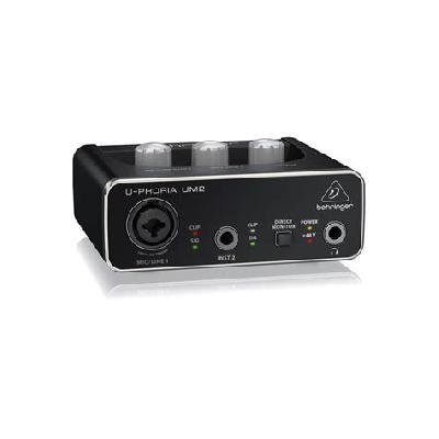 Behringer U-PHORIA UM2 2x2 USB Audio Interface with XENYX Mic Preamplifier