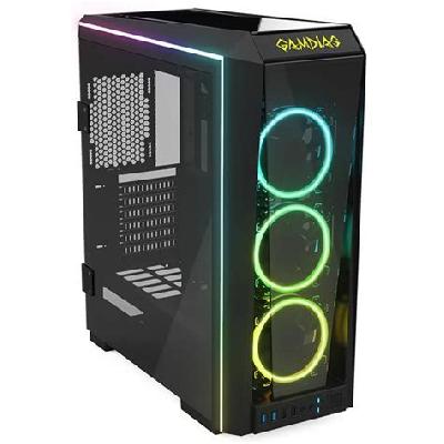 Gamdias TALOS P1A Mid Tower PC Case Cabinet With 3 120mm Dual Ring Rainbow RGB Fans