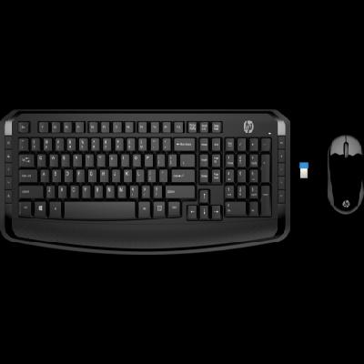 Hp 1f0c8pa Wireless Bluetooth Full-size Keyboard And Optical Mouse Combo With Spill Resistant Design