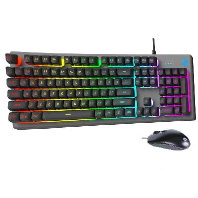 Hp Km300f Rgb Wired Keyboard And Mouse Gaming Combo With Adjustable Dpi
