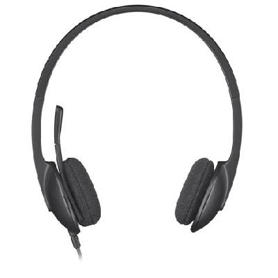 Logitech H340 USB Wired Headphone With Noise Cancelling and Rotatable Mic