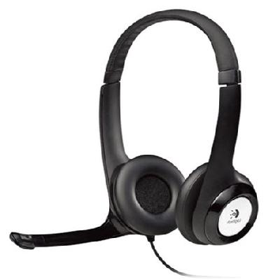 Logitech H370 USB Wired Headphone with Noise Cancelling and Rotatable Mic