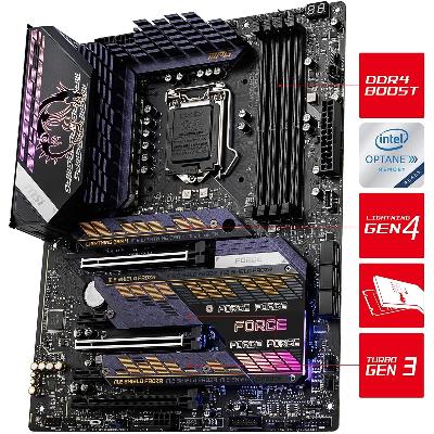 MSI MPG Z590 Gaming Carbon WiFi LGA 1200 ATX Motherboard with WiFi 6E Antenna and Frozr AI Cooling