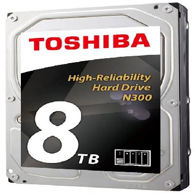 Toshiba N300 8tb 3.5 Inch Nas Internal Hard Drive With Integrated Rv Sensors
