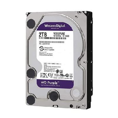 Western Digital Purple 2TB 3.5 Inch SATA Surveillance Hard Drive with up to 64 Camera