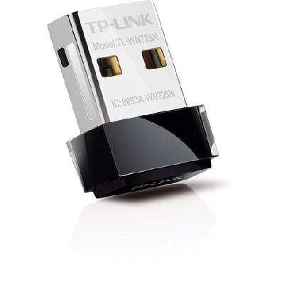 TP Link WiFi 150 MBPS Wireless N Nano USB Adapter (TL-WN725N)