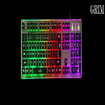 Redgear Grim Wired Semi-Mechanical RGB Backlit Gaming Keyboard