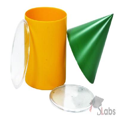 Volume relation between cone and cylinder
