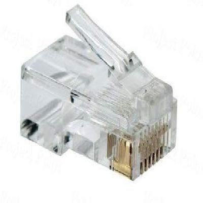 D-Link Plastic Cat 5 RJ 45 Cable Connector - Pack Of 100 Pieces