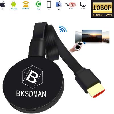 Dongle and Wireless Display with WiFi HDMI Cast 1080p Compatible for TV Dongle