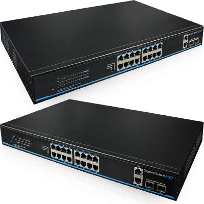 16 3 Smart POE Network Switch 16 RJ45 Ports (10 100Mbps)   2 Uplink RJ45 Ports (10 100 1000Mbps)