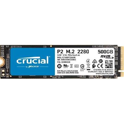 Crucial P2 500GB 3D NAND NVMe PCIe M.2 SSD - CT500P2SSD8