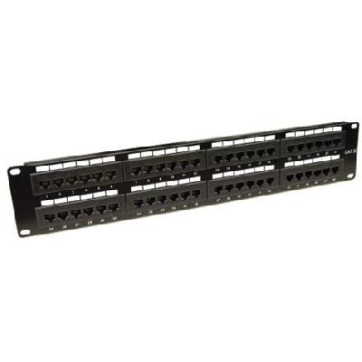 D-Link CAT6 48 Port Loaded UTP Patch Panel NPP-C61BLK481