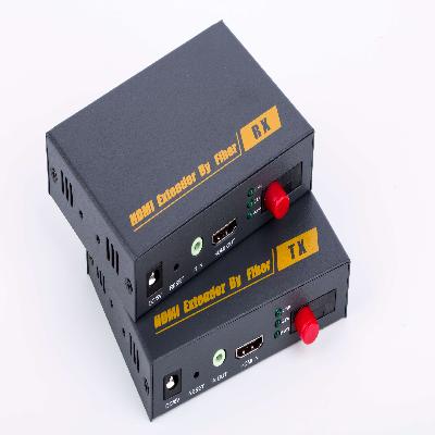HDMI with Dual USB Fiber Optic Converter Extender Single Mode Upto 20 kms