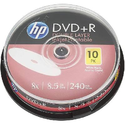 HP 8.5GB Dual Layer DVD R DL 8X Speed