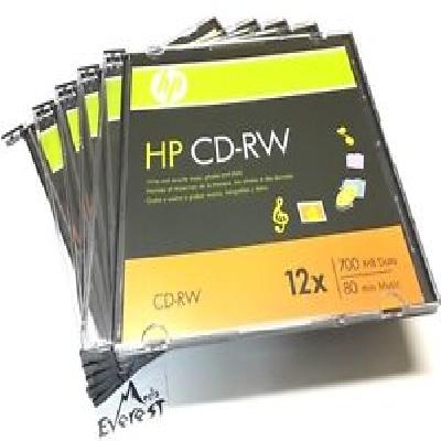 HP Blank CD RW 700MB Jewel Case CD-RW