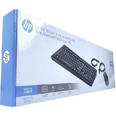 HP Wired Keyboard and Mouse 160 6HD76AA
