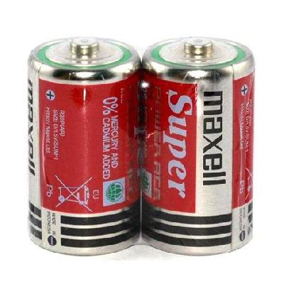 Maxell Super Power Ace Red AA R06 1.5V Zinc Carbon Multipurpose Dry Battery - Tear Strip