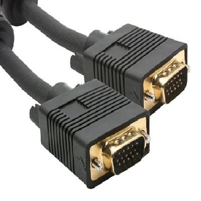 Premium VGA to VGA 15 Pin Cable Compatible for PC, Laptop