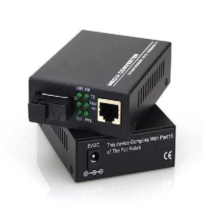 Single Mode Single Fiber Gigabit Media Converter 101001000 Mbps Ethernet to Fiber Optic (Pair)