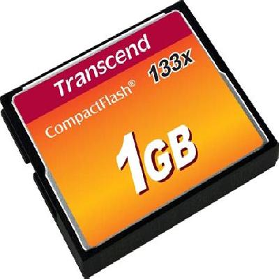 Transcend 1GB Compact Flash Card 133x CF Card