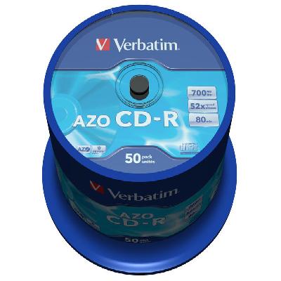 Verbatim CD-R 700MB AZO Wide 50 Spindle Pack