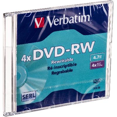 Verbatim DVD Rewritable DVD RW Jewel Case 4.7GB 43229