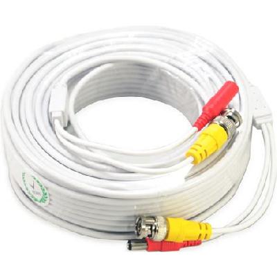 White CCTV Camera Cable
