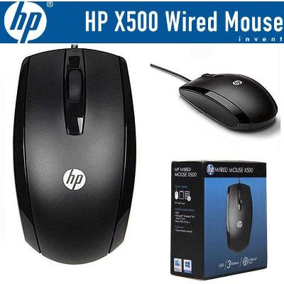 HP USB X500 Wired Optical Sensor Mouse