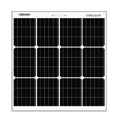 Loom Solar Panel 125 watt - 12 volt Mono Perc.