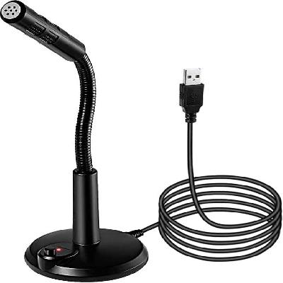 Viboton Noise Cancelling USB Desktop Microphone