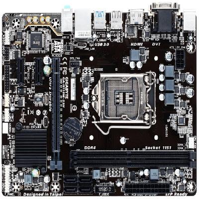 Gigabyte Ultra Durable Motherboard H110 M-H