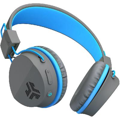 Jaunty Grey Blue Headphone