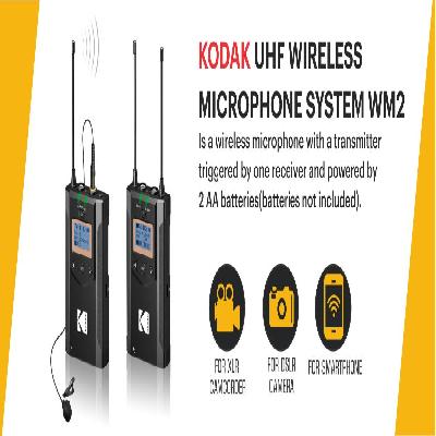 KODAK UHF Wireless Microphone System 