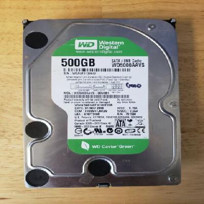 Hard Disk 500GB WD Green SATA New