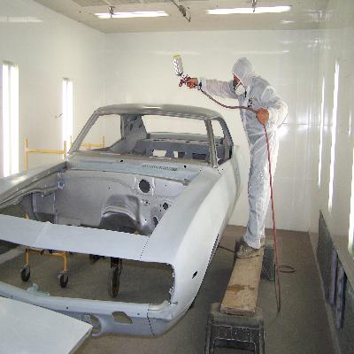 Paint Booth of Car Garage